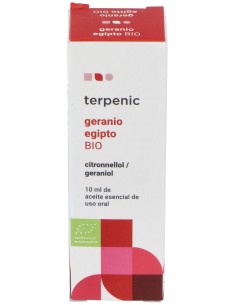 Geranio Aceite Esencial Alimentario Bio 10Ml.