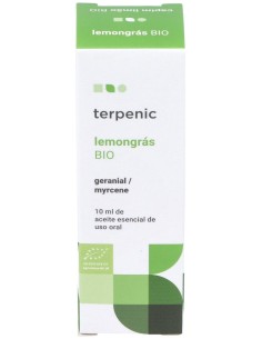 Lemongras Aceite Esencial Alimentario Bio 10Ml.