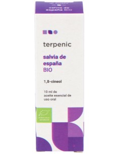 Salvia España Aceite Esencial Alimentario Bio 10Ml