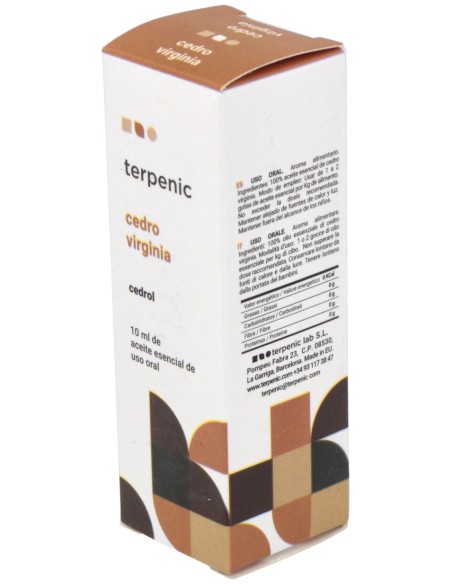 Cedro Virginia Aceite Esencial Alimentario 10Ml.