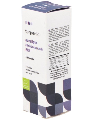 Eucalipto Citriodora Aceite Esencial Bio 10Ml.
