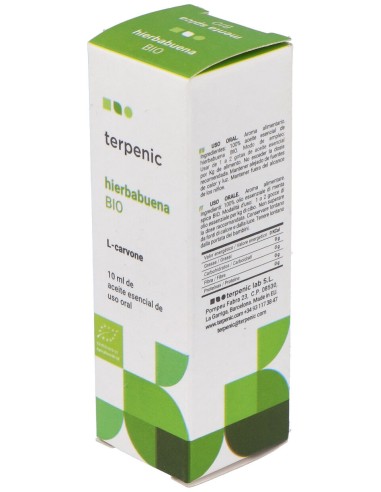 Hierbabuena Aceite Esencial Alimentario Bio 10Ml.