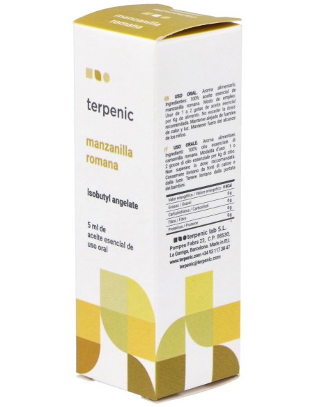 Manzanilla Romana Aceite Esencial Alimentario 5Ml.