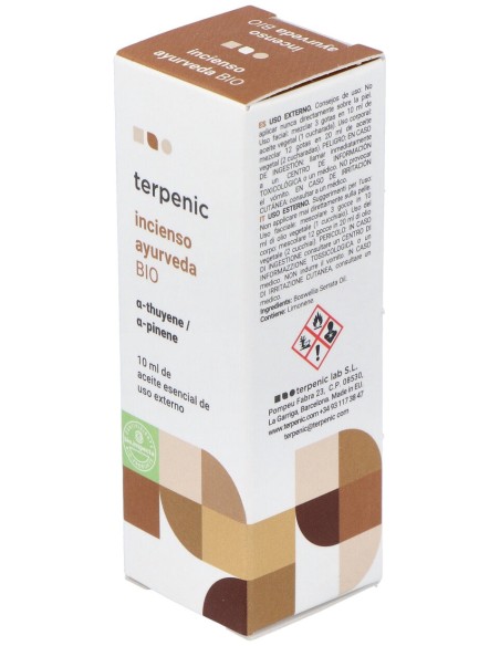 Incienso Ayurveda Aceite Esencial 10Ml