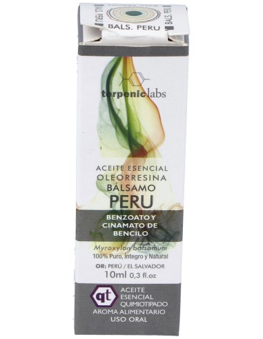 Balsamo Del Peru Aceite Esencial Aliemntario 10Ml.