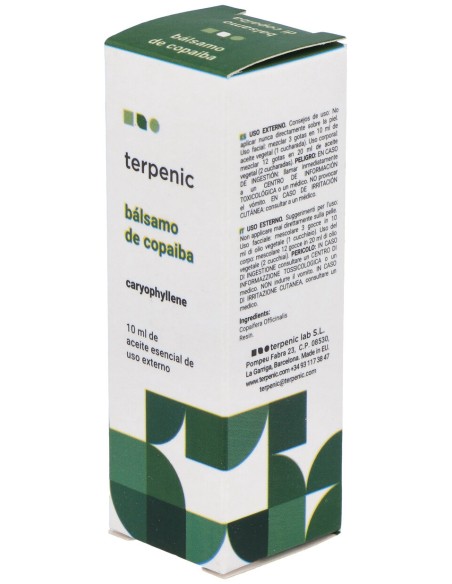 Terpenic Bálsamo Copaiba Aceite Esencial 10Ml
