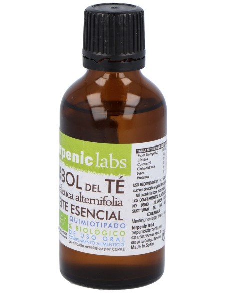 Terpenic Aceite Esencial De Árbol Del Té Bio 50Ml