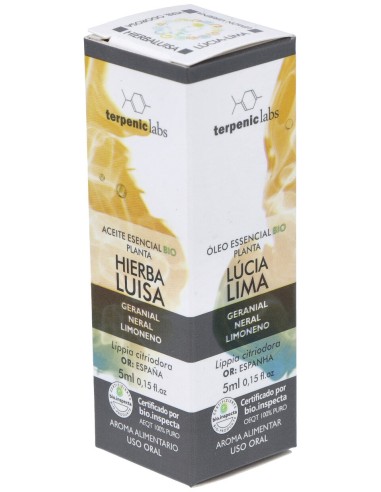 Hierbaluisa Aceite Esencial Alimentario Bio 5Ml.