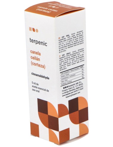 Terpenic Labs Canela Corteza 60% Cinamaldehido 5Ml