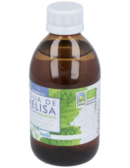 Agua De Melisa Hidrolato Alimentario Bio 250Ml.