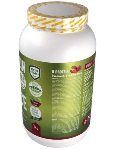 Gold Nutrition V Protein Fresa 1000G