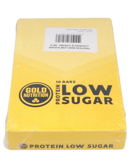 Total Protein Low Sugar Bar Cookies-Cream 10Ud