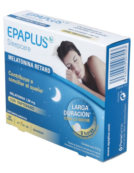 Epaplus Melatonina Retard-Triptofano 60Comp