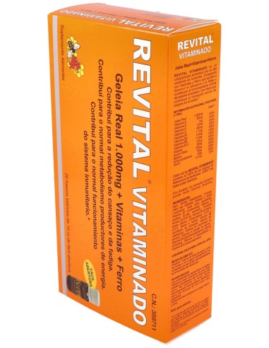 Revital Vitaminado Jalea Real 1000Mg 20Amp...