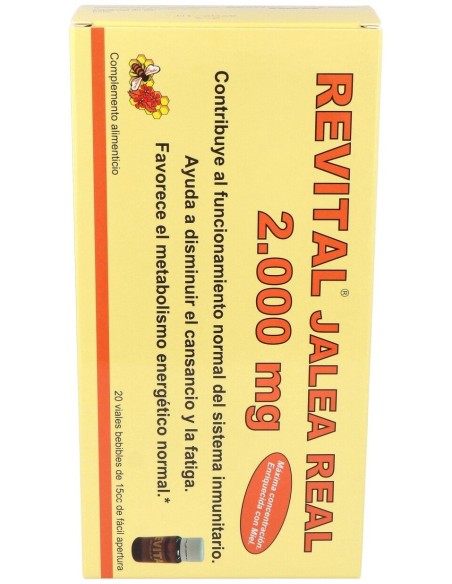Revital Jalea Real 2000Mg 20 Ampollas Bebibles