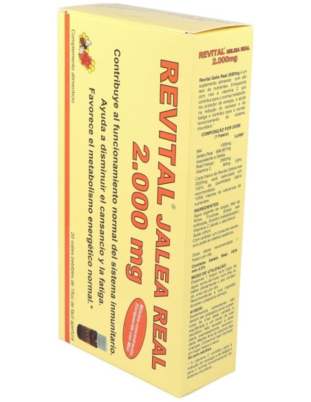 Revital Jalea Real 2000Mg 20 Ampollas Bebibles