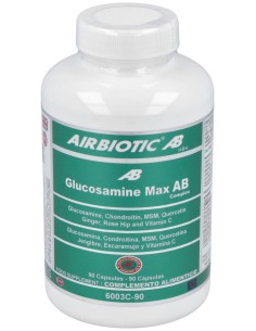 Airbiotic Glucosamine Max Ab Complex 90 Cápsulas