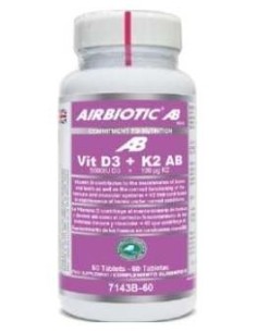 Airbiotic Vit D3 + K2 60Comp