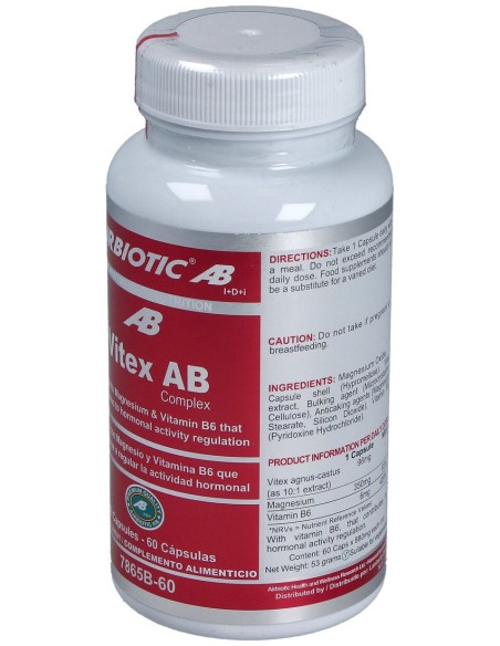 Airbiotic Vitex Ab Complex 60 Cápsulas