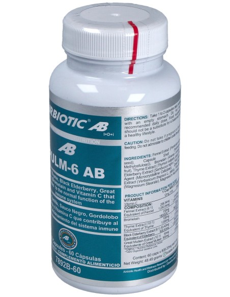 Airbiotic Pulm-6 Ab 60 Cápsulas