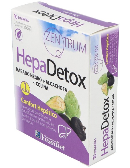 Zentrum Hepa Detox 10 Ampollas