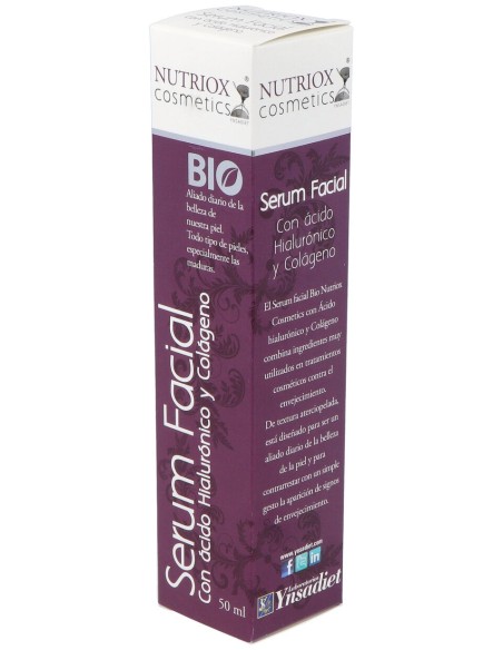Ynsadiet Serum Facial Bio Ac.Hial Colageno Marino 50Ml