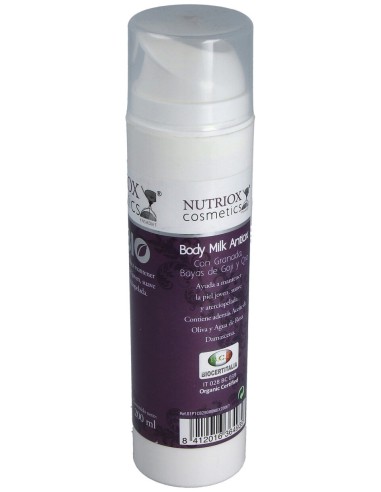 Body Milk Antiox Con Granada, Goji Y Q10 200Ml.