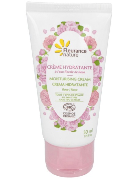Fleurance Nature Creme Hydratante A L' Eau Florale De Rose 50Ml