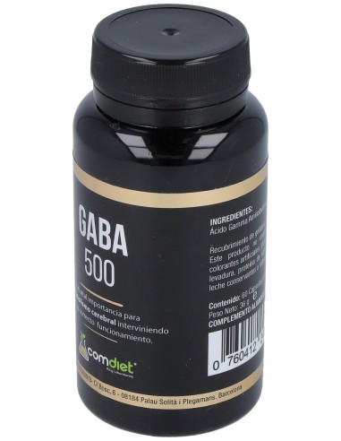Gaba 500Mg. 60Cap.