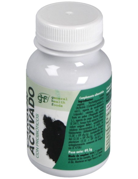 Ghf Carbón Probiótico 550Mg 90Cáps
