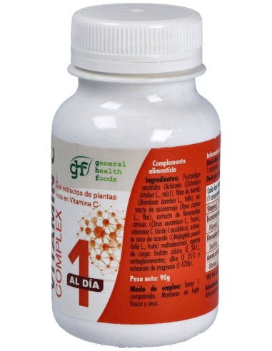 Ghf Vitamina C Complex Natural 1G 90Comp
