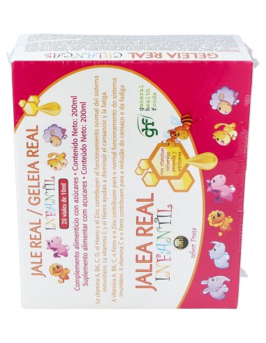 Ghf Jalea Real Infantil 20 Ampollas