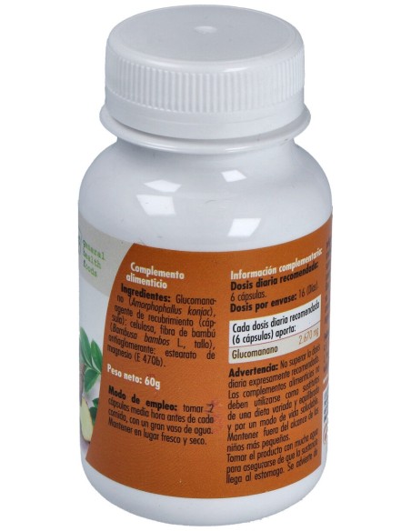 Glucomanano 600Mg. 100Cap.