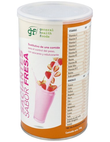 Ghf Batido Control De Peso Sabor Fresa 700G