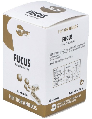 Waydiet Natural Phytogranulos Fucus 45Caps