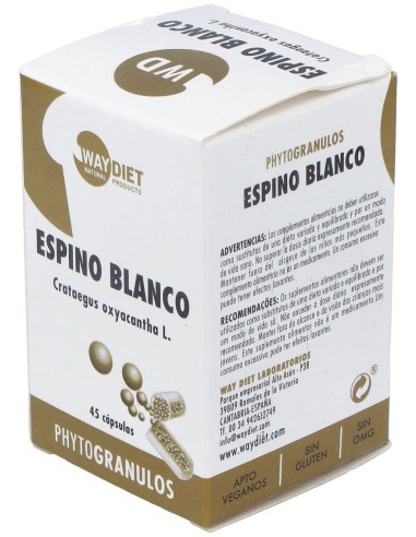 Waydiet Natural Phytogranulos Espino Blanco 45Caps