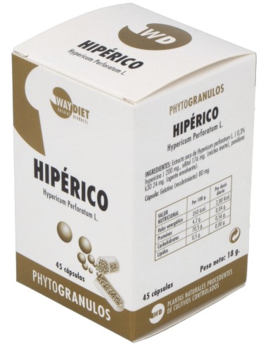 Waydiet Natural Hipérico 45Caps