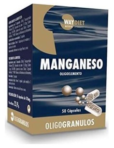 Waydiet Natural Manganeso Oligogranulos 50Caps