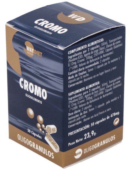 Waydiet Cromo Oligogranulos 50Caps