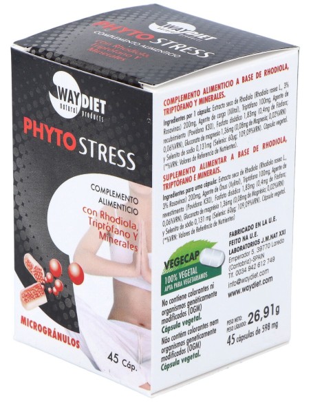 Waydiet Natural Phytostress 45Caps