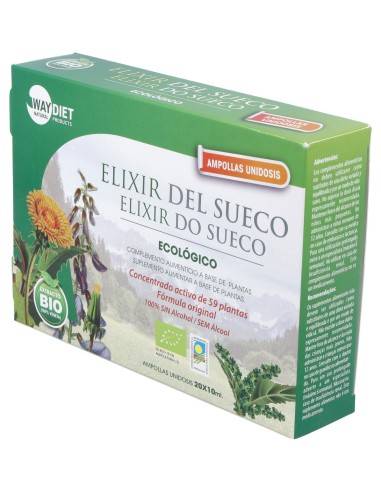 Waydiet Natural Elixir Del Sueco 20X10Ml