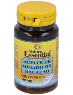 Aceite De Higado De Bacalao 410Mg. 50Perlas