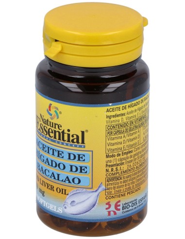 Aceite De Higado De Bacalao 410Mg. 50Perlas