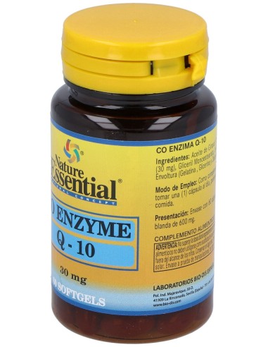 Nature Essential Coenzyme Q10 30Mg 60 Perles