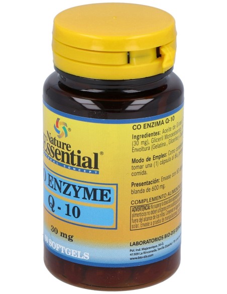 Nature Essential Coenzyme Q10 30Mg 60 Perles