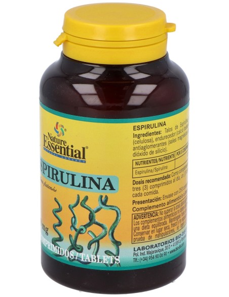 Nature Essential Espirulina 250 Tabletas