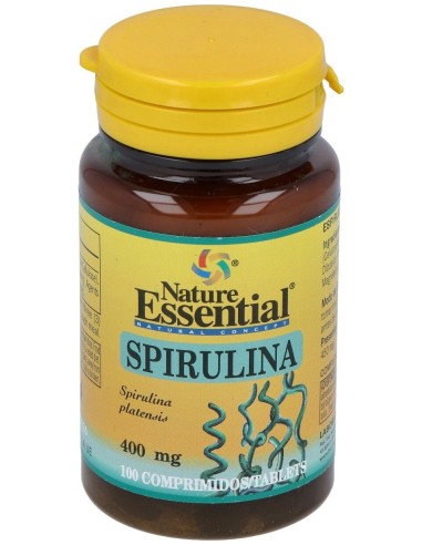 Nature Essential Spirulina 400 Mg 100 Tabletas