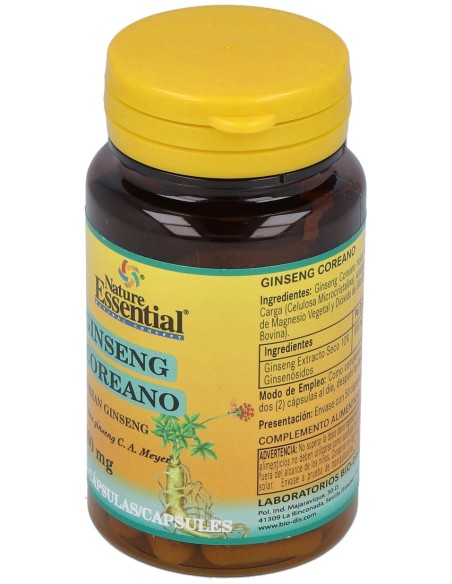 Nature Essential Ginseng Corean 400Mg 50Caps