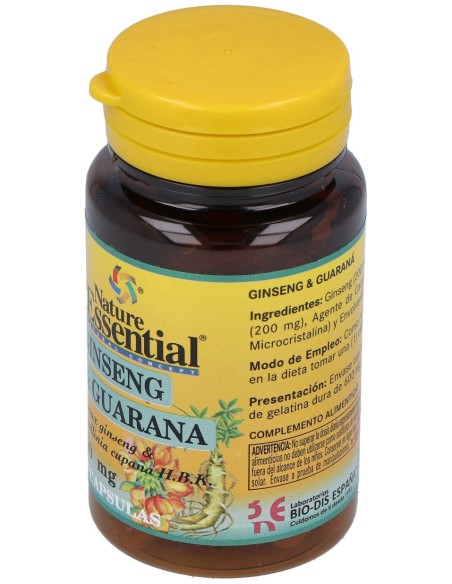 Nature Essential Ginseng Y Guaraná 50Cáps