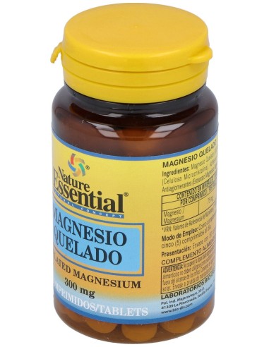 Nature Essential Magnesio 300 Mg.(Quelado) 50...